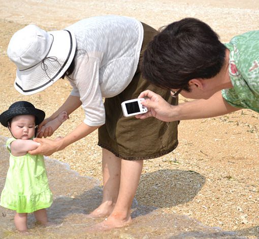 フサキビーチ　子供