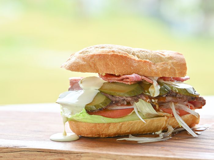ローストビーフバゲットバーガー